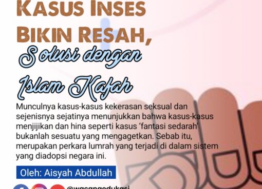 Kasus Inses Bikin Resah, Solusi dengan Islam Kafah