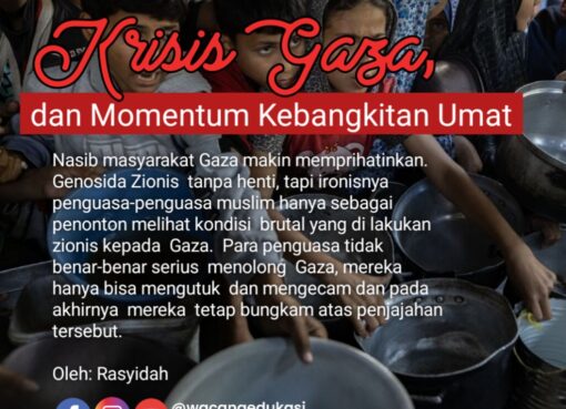 Krisis Gaza, dan Momentum Kebangkitan Umat