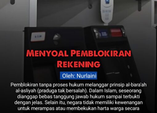 Menyoal Pemblokiran Rekening