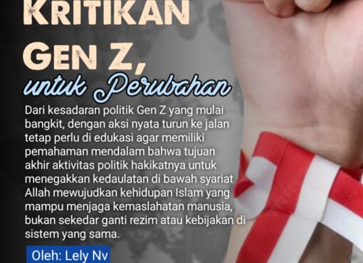 Kritikan Gen Z untuk Perubahan