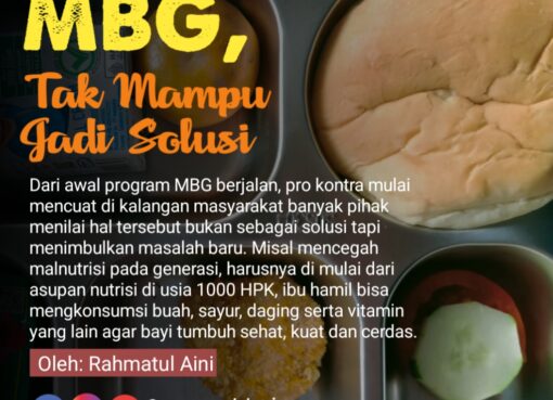 MBG, Tak Mampu Jadi Solusi