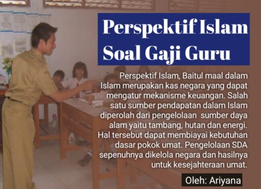 Perspektif Islam Soal Gaji Guru