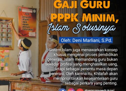 Gaji Guru PPPK Minim, Islam Solusinya